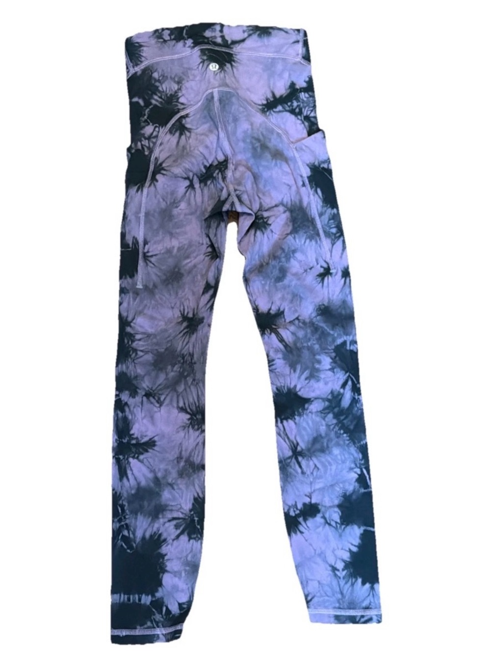 lululemon athletica Tie-Dye Leggings - Purple & Black